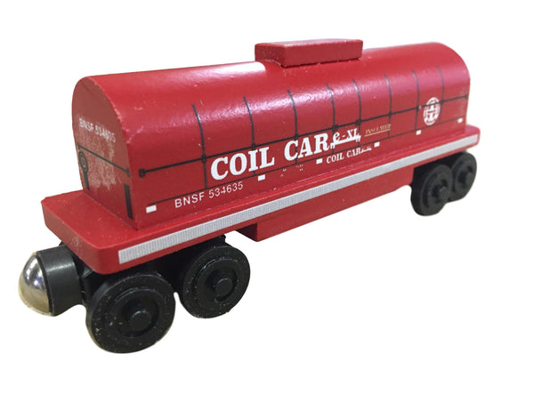 BNSF Red Coil Car