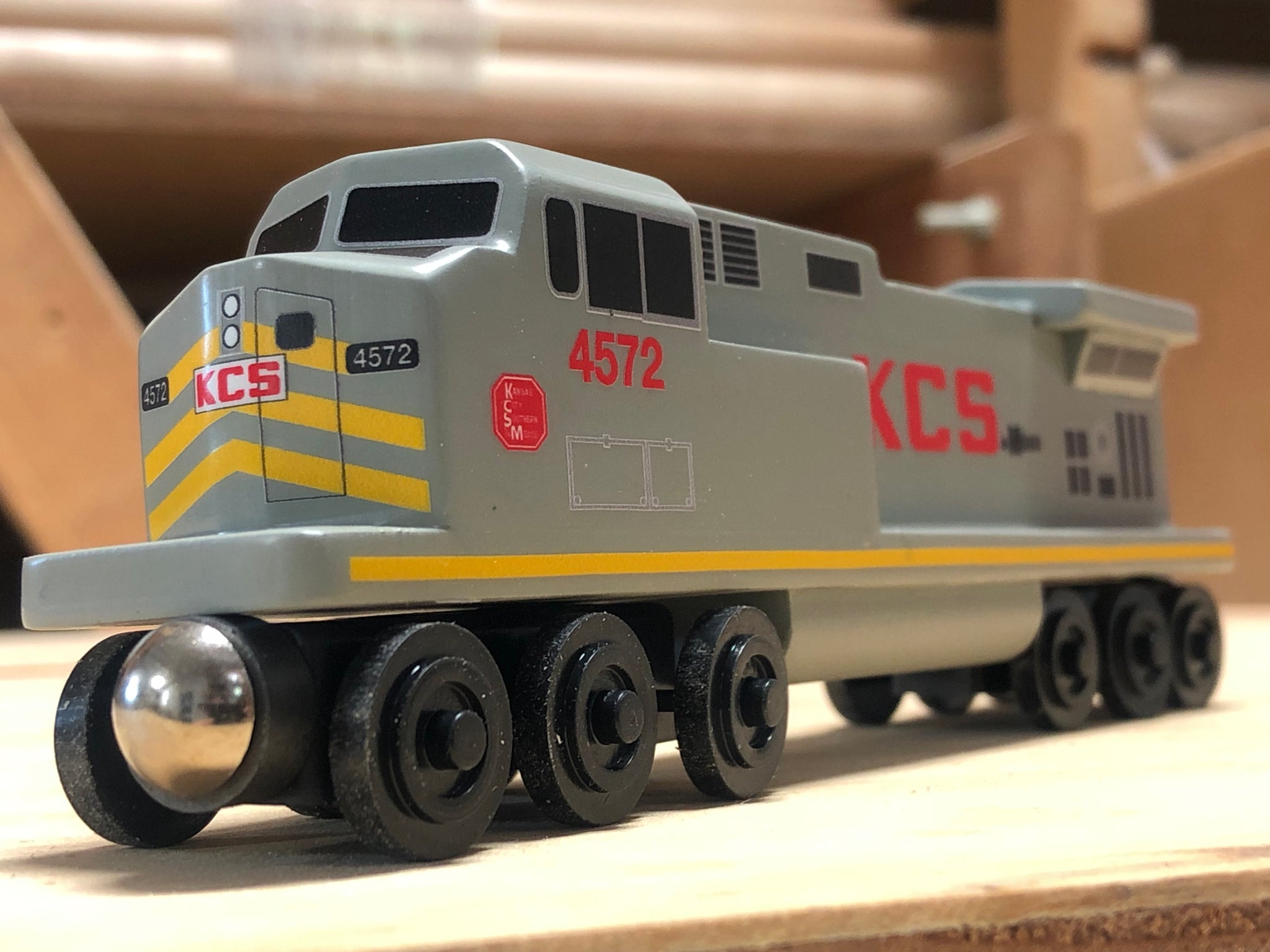 Kansas City Southern Gray C-44 Diesel Engine Toy Train