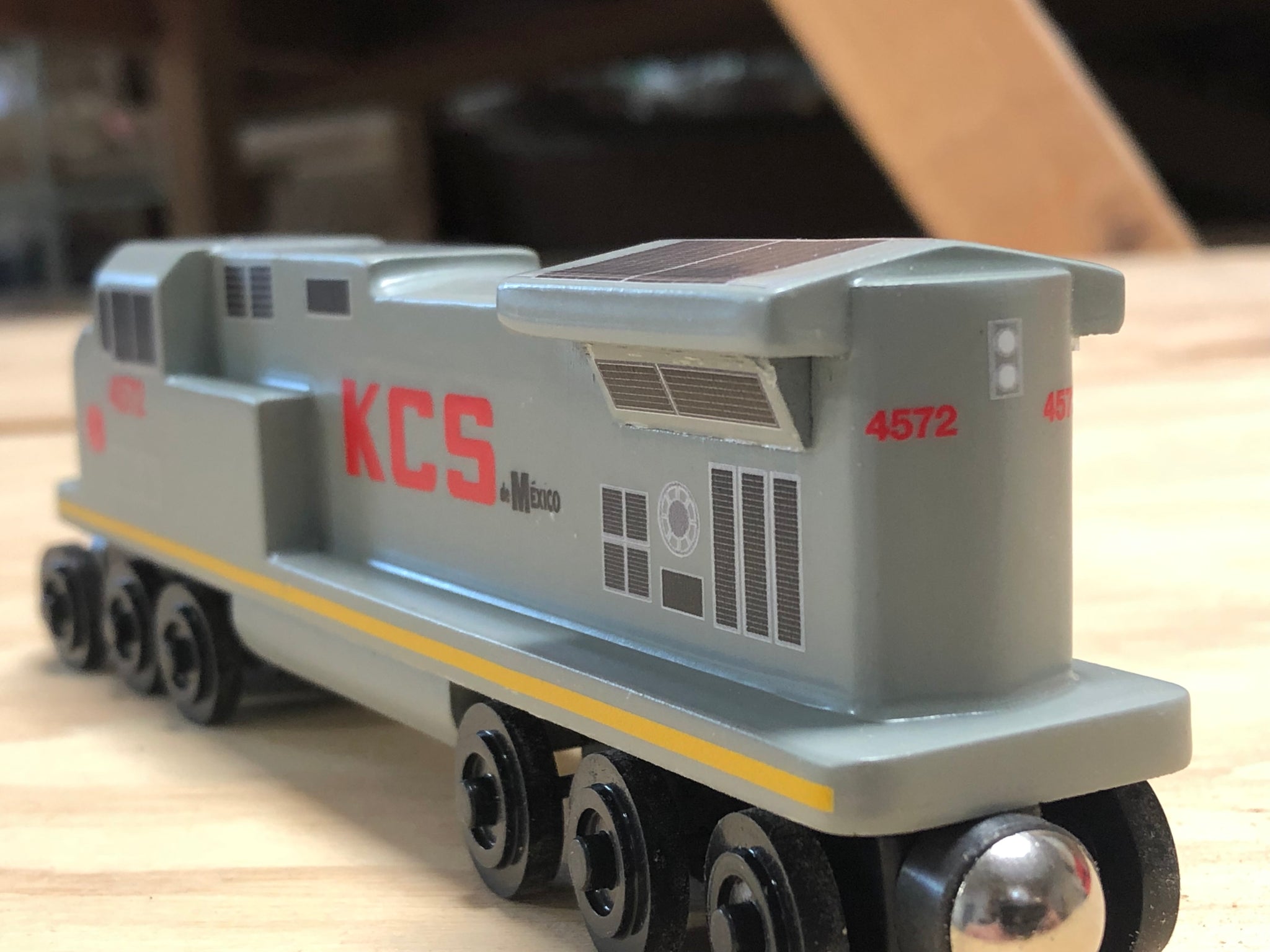 Kansas City Southern Gray C-44 Diesel Engine Toy Train