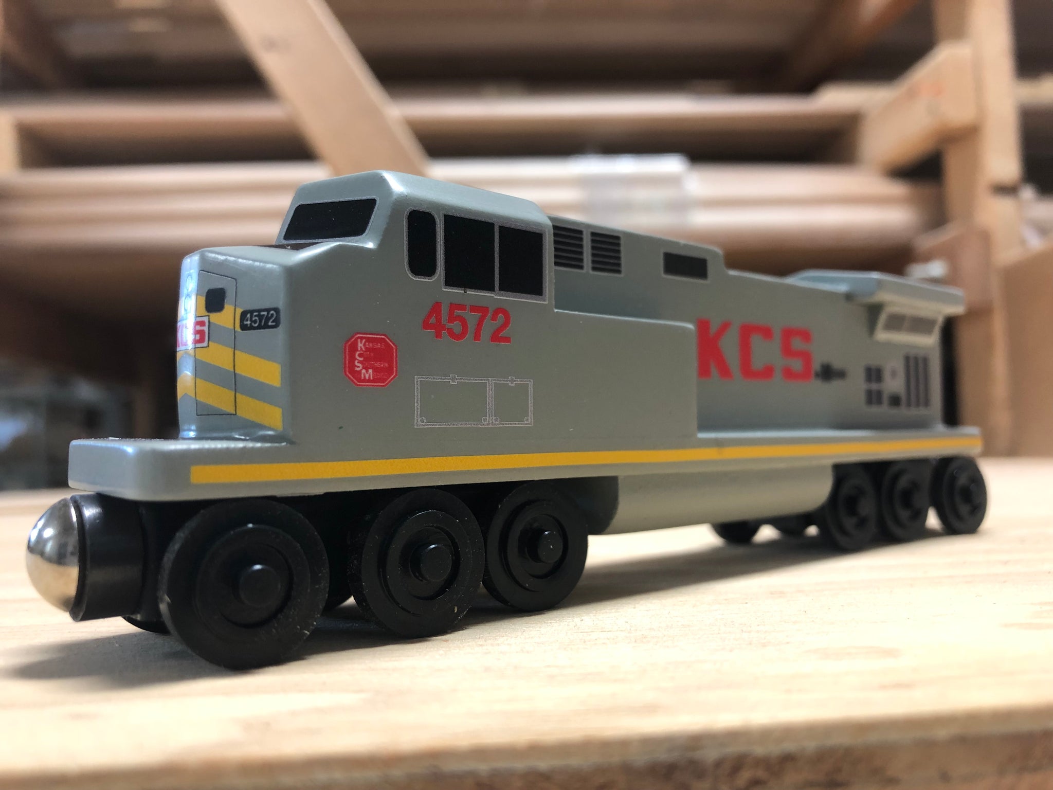 Kansas City Southern Gray C-44 Diesel Engine Toy Train