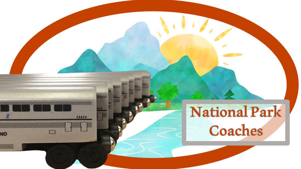 National Park Streamliner Coach Car - Choose Your Park!