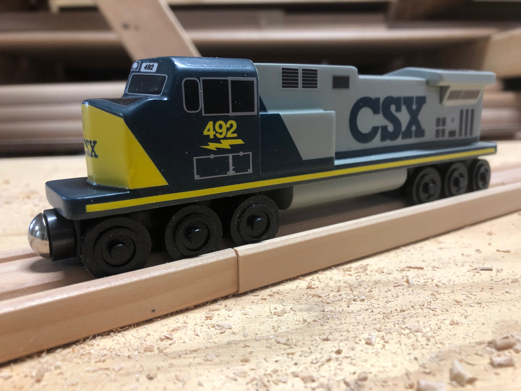 CSX Gray C44 Engine by Whittle Shortline Railroad