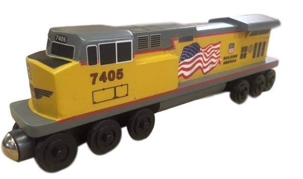 Whittle Shortline Railroad Union Pacific C-44 Diesel Engine Wooden Toy Train