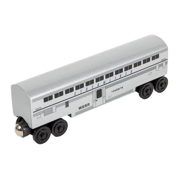 Whittle Shortline Railroad Streamliner Yosemite Passenger Coach Wooden Toy Train