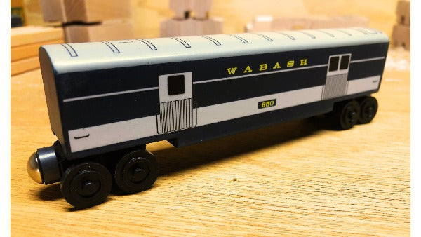 Wabash Cannonball Baggage Car – The Whittle Shortline Railroad - Wooden ...