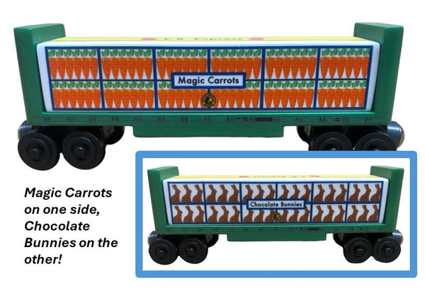 2024 Easter Train E.B. Express Chocolate Bunny and Magic Carrot Carrier