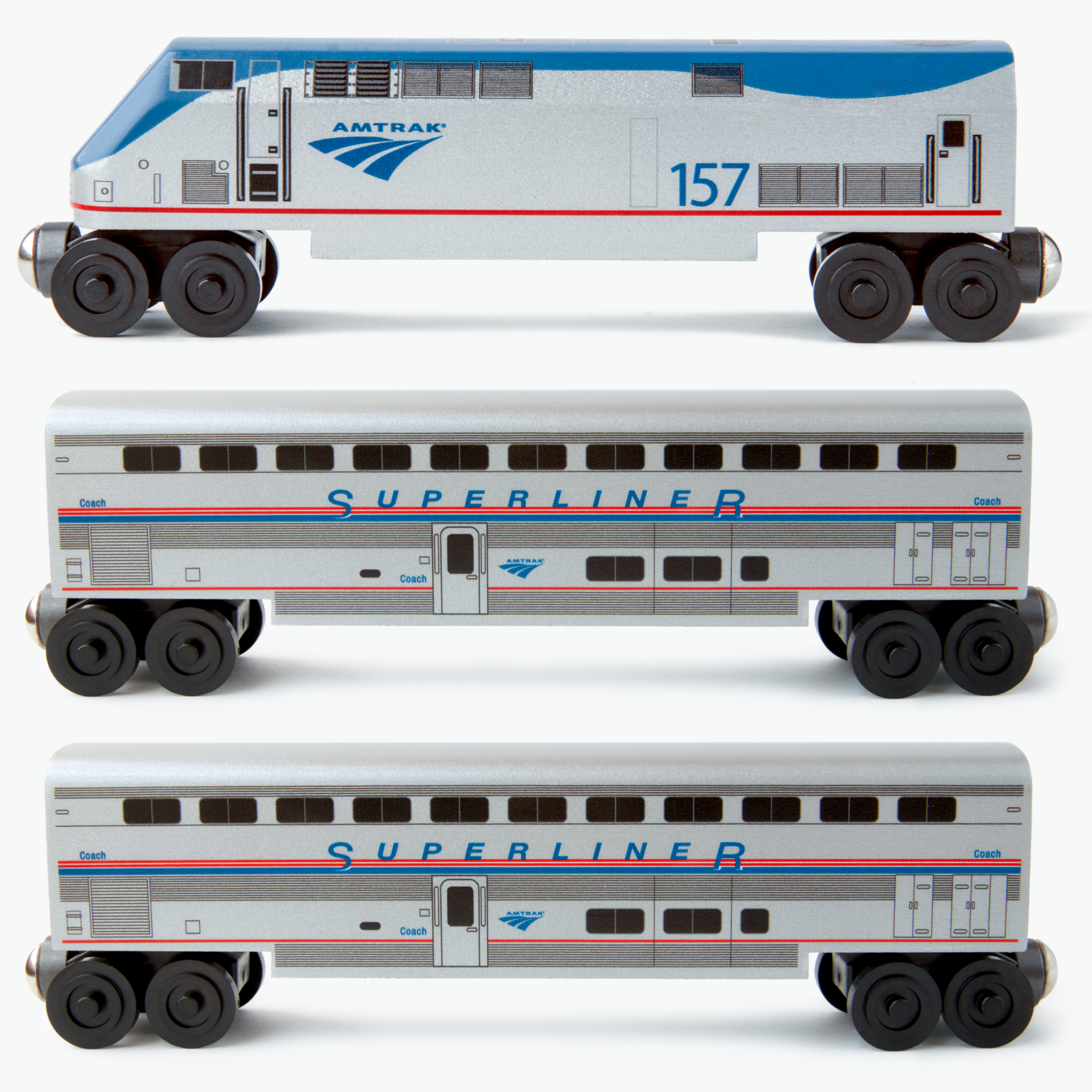 Amtrak P42 Genesis #157 Superliner 3pc Set - Empire Builder – The