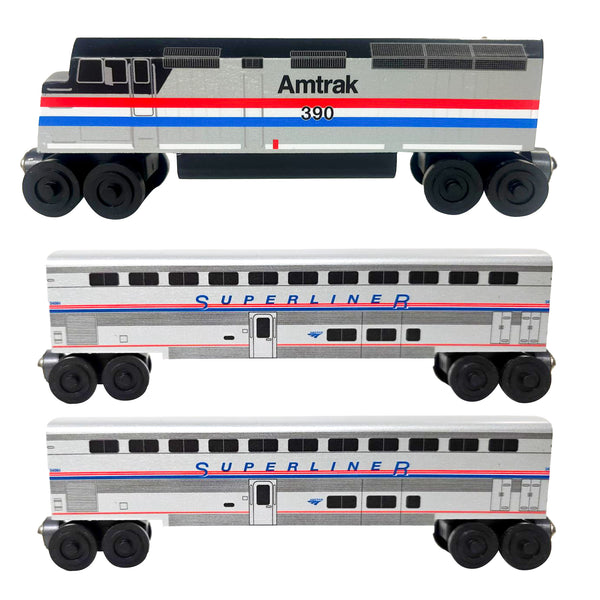 Amtrak F40PH Superliner Train Set – Empire Builder