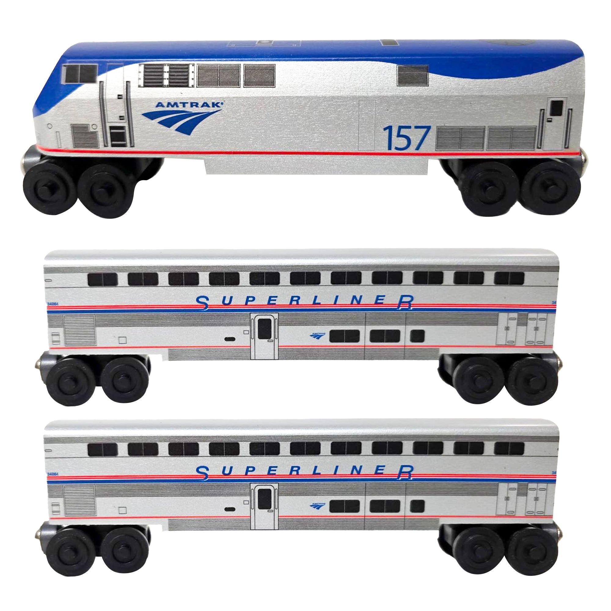 Amtrak P42 Genesis Superliner Train Set – Empire Builder – The Whittle ...