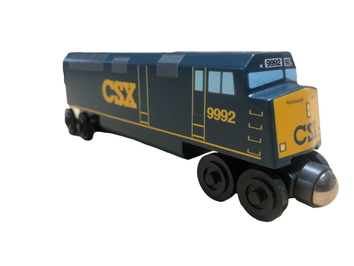 CSX Blue F40 Diesel Engine – The Whittle Shortline Railroad - Wooden ...