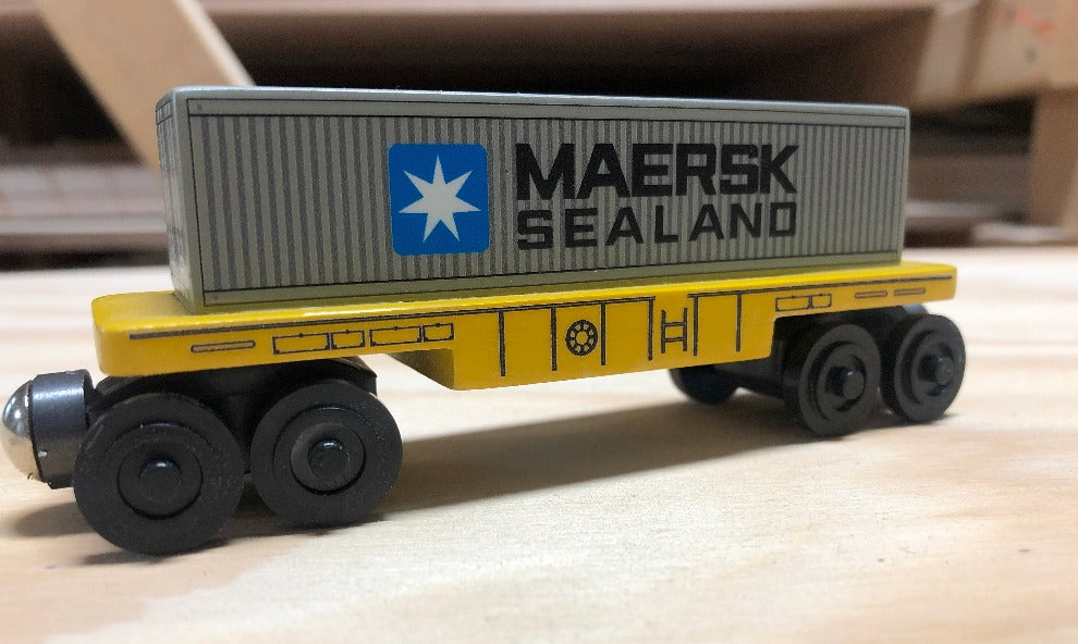 One Stack Train Singlestack Maersk Sealand toy train - European – The Whittle Shortline ...