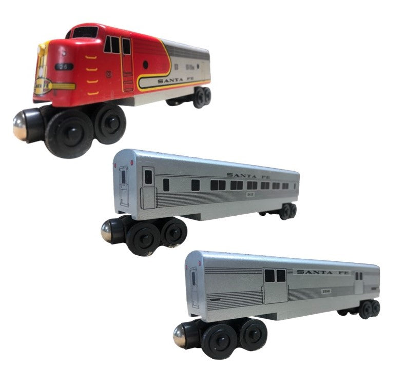 Santa Fe Super Chief 3pc Toy Train Set – The Whittle Shortline