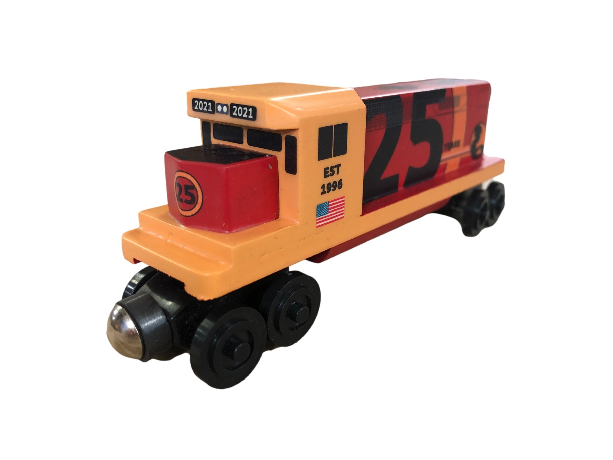 Whittle Shortline Railroad 25 Year Anniversary  GP38 Engine Wooden Toy Train