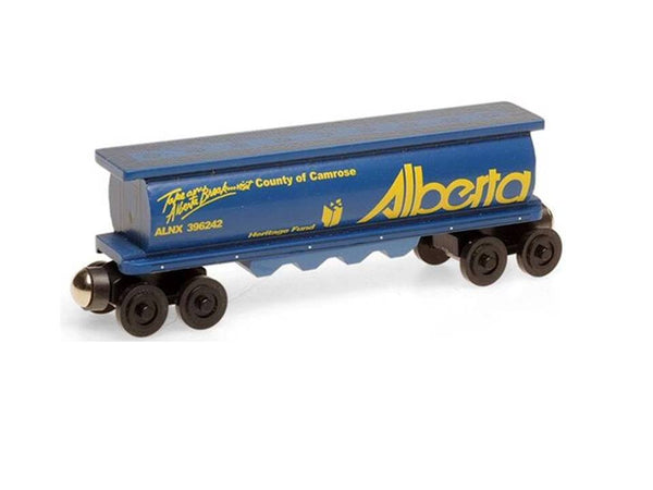 Whittle Shortline Railroad Alberta Cylinder Hopper Wooden Toy Train