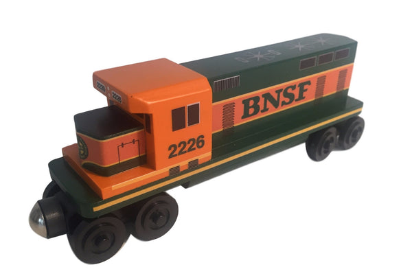 Whittle Shortline Railroad BNSF GP-38 Diesel Engine Wooden Toy Train