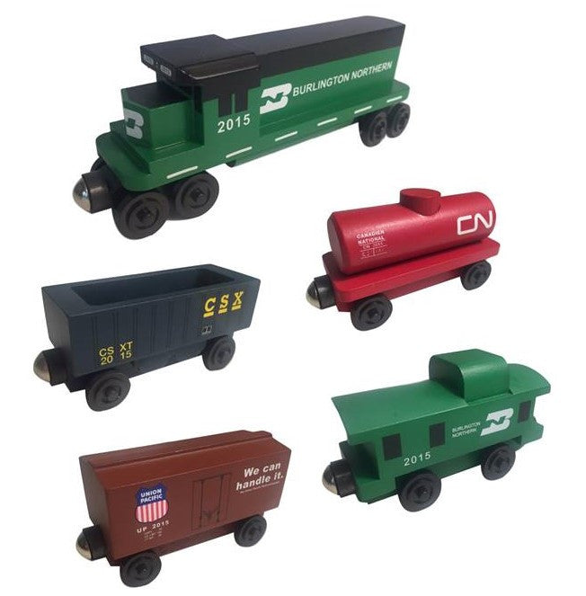 Basic Train Car Real Toy Train Set