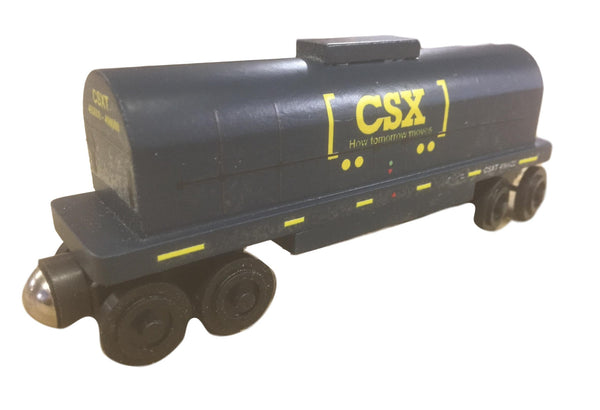 CSX Coil Car Wooden Toy Train