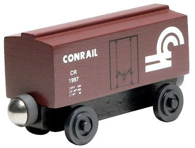Whittle Shortline Railroad Conrail Boxcar Wooden Toy Train