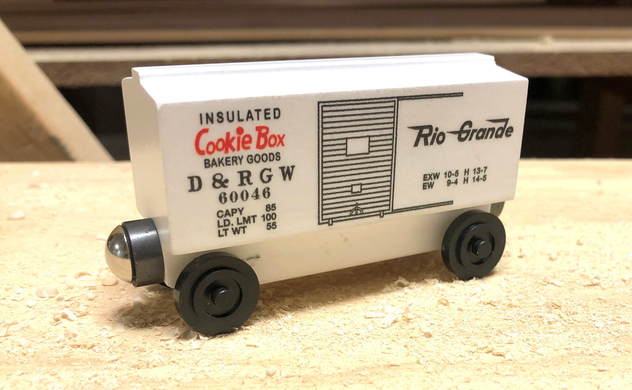 DRGW "Cookie" 3" Boxcar