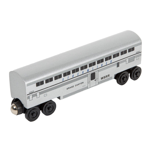 Whittle Shortline Railroad Streamliner Grand Canyon Passenger Coach Wooden Toy Train