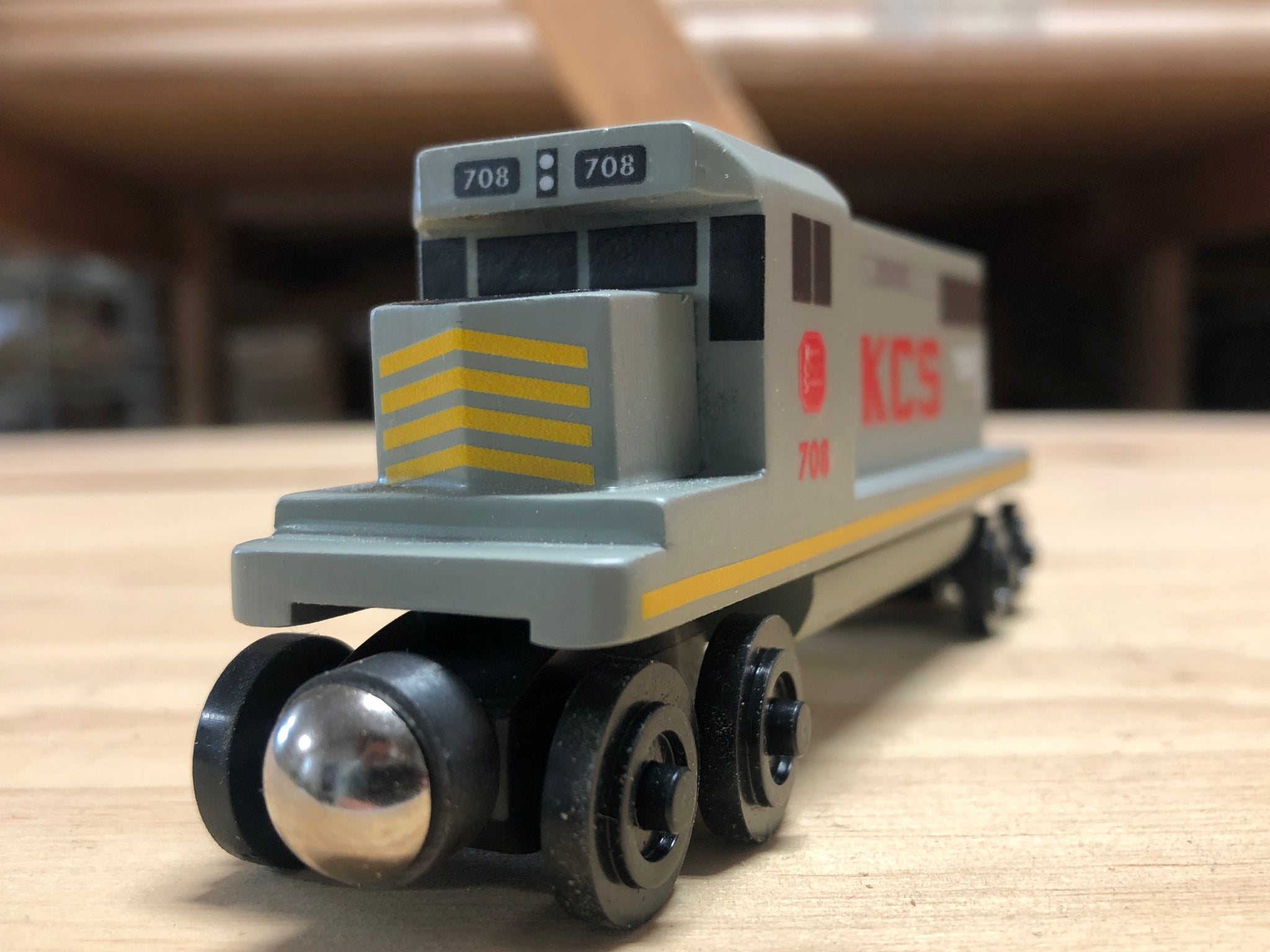 Kansas City Southern Gray Operation Lifesaver GP-38 Diesel Engine Toy Train