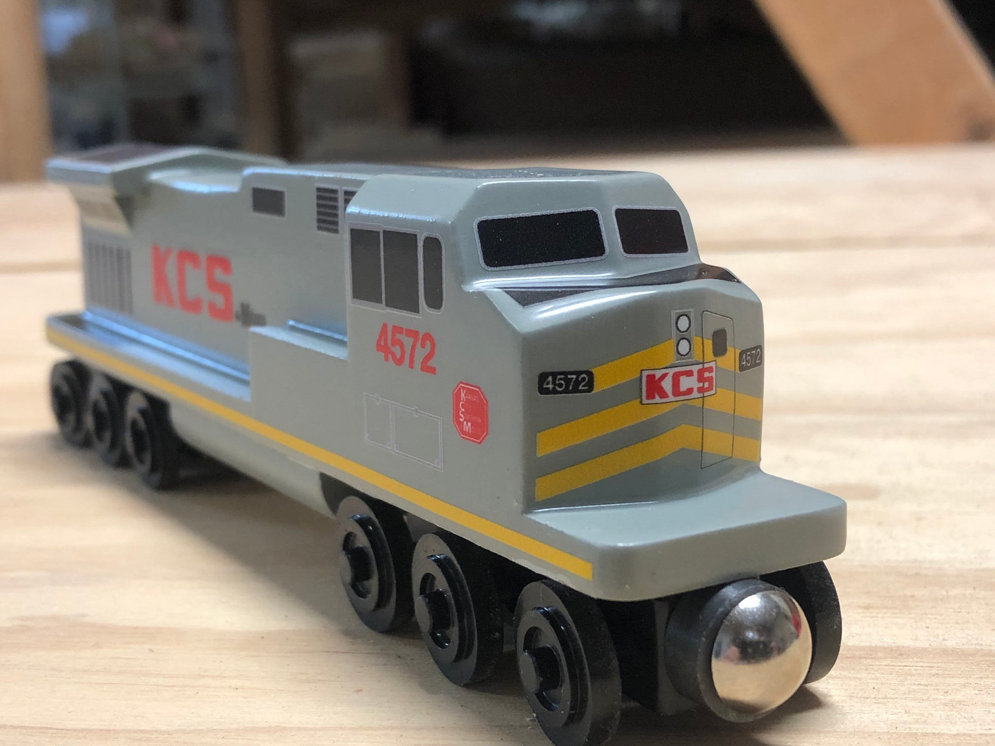 Kansas City Southern Gray C 44 Diesel Engine Toy Train The Whittle Kansas City Southern Gray C 44 Diesel Engine Toy Train The Whittle