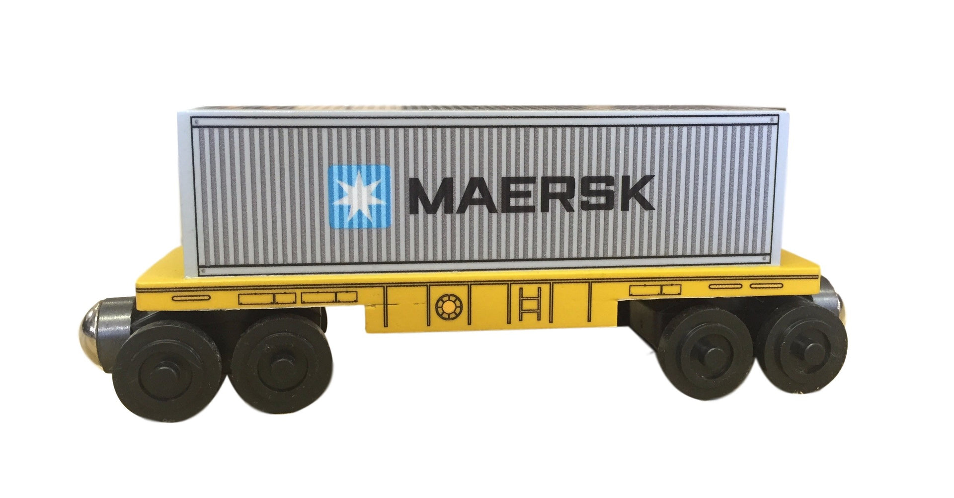 Maersk Single Stack – The Whittle Shortline Railroad - Wooden Toy