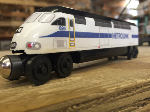 Metrolink MP36 Engine Wooden Toy Train