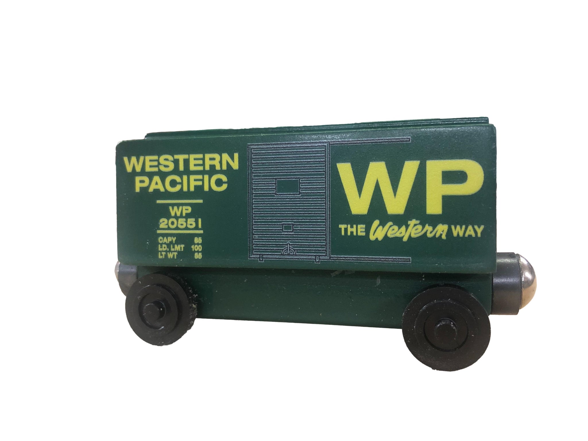 Western Pacific Green 3" Boxcar