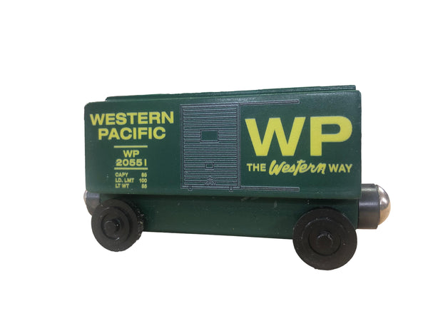 Western Pacific Green 3" Boxcar