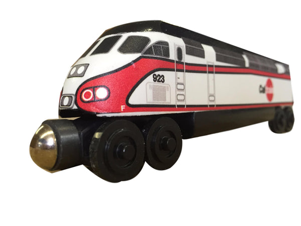 Caltrain MP36 Engine Wooden Toy Train