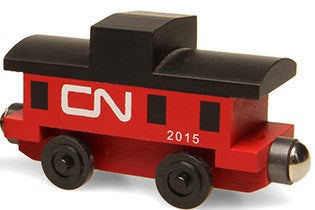 Whittle Shortline Railroad Canadian National Caboose Wooden Toy Train