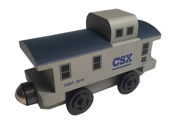 Whittle Shortline Railroad CSX Caboose Wooden Toy Train