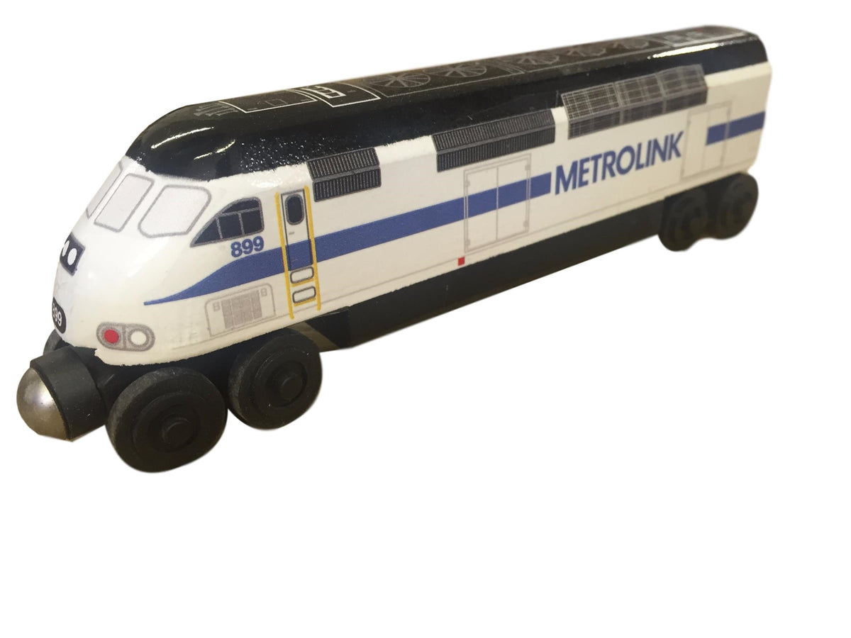 Metrolink LA MP36 3pc Set – The Whittle Shortline Railroad - Wooden Toy ...
