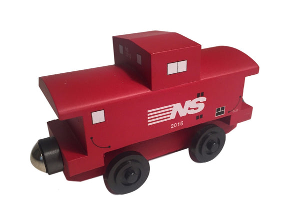 Whittle Shortline Railroad Norfolk Southern Caboose Wooden Toy Train