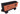 Whittle Shortline Railroad Santa Fe Orange Boxcar Wooden Toy Train